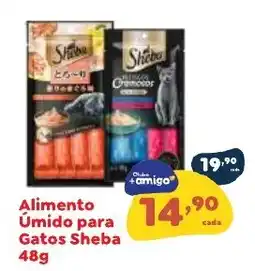 Amigão Calçados Alimento Úmido para Gatos Sheba oferta