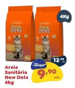 Amigão Calçados Areia Sanitária New Dots oferta