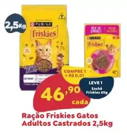 Amigão Calçados Ração Friskies Gatos Adultos Castrados oferta