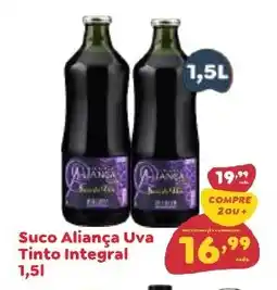 Amigão Calçados Suco Aliança Uva Tinto Integral oferta