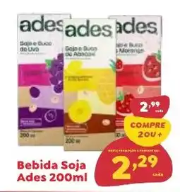 Amigão Calçados Bebida Soja Ades oferta