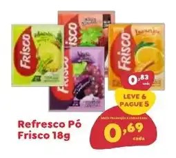 Amigão Calçados Refresco Pó Frisco 18g oferta