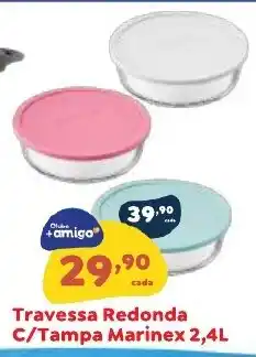 Amigão Calçados Travessa Redonda C/Tampa Marinex oferta