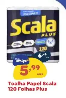 Amigão Calçados Toalha papel scala 120 folhas plus oferta