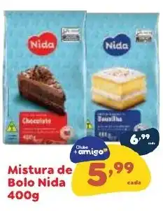 Amigão Calçados Mistura de Bolo Nida oferta