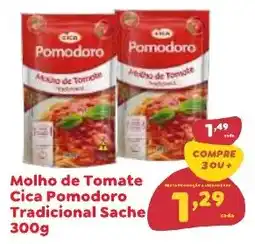 Amigão Calçados molho de tomate cica pomodoro tradicional sache oferta