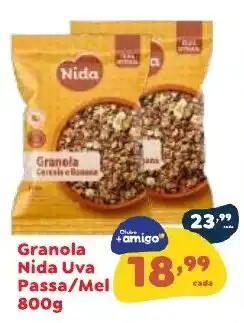 Amigão Calçados Granola Nida Uva Passa/Mel oferta