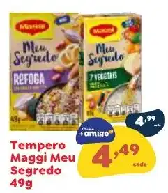 Amigão Calçados Tempero Maggi Meu Segredo oferta