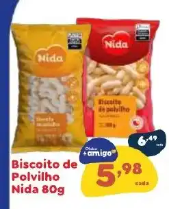 Amigão Calçados Biscoito de Polvilho Nida oferta
