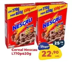 Amigão Calçados Cereal Nescau oferta