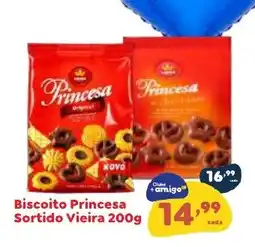 Amigão Calçados Biscoito princesa sortido oferta