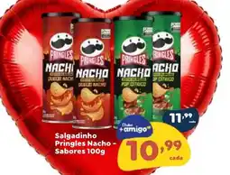 Amigão Calçados Salgadinho Pringles Nacho oferta