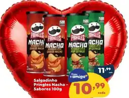 Amigão Calçados Salgadinho Pringles Nacho - Sabores 100g oferta