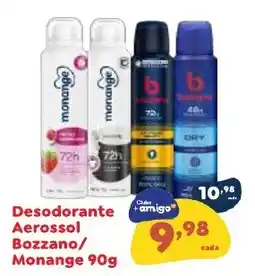 Amigão Calçados Desodorante Aerossol Bozzano/ Monange 90g oferta