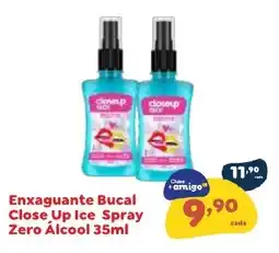 Amigão Calçados Enxaguante Bucal Close Up Ice Spray Zero Álcool oferta