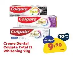 Amigão Calçados Creme Dental Colgate Total 12 Whitening oferta