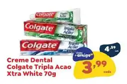 Amigão Calçados Creme Dental Colgate Tripla Acao Xtra White oferta
