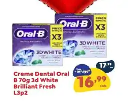 Amigão Calçados Creme Dental Oral B 3d White Brilliant Fresh L3p2 oferta