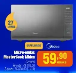 Berlanda Micro-ondas MasterCook Midea oferta
