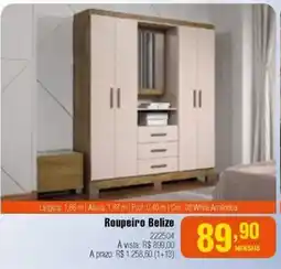 Berlanda Roupeiro Belize oferta