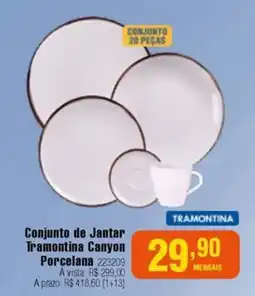 Berlanda Conjunto de Jantar Tramontina Canyon Porcelana oferta