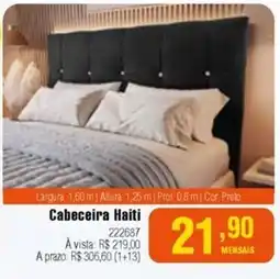 Berlanda Cabeceira Haiti oferta