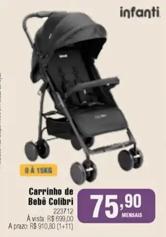 Carrinho de Bebê Colibri