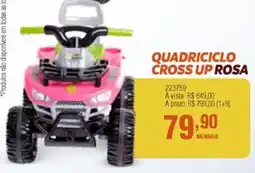 Berlanda quadriciclo cross up rosa oferta