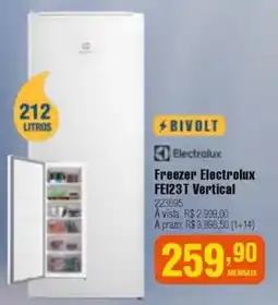 Berlanda Freezer Electrolux Fei23t Vertical oferta