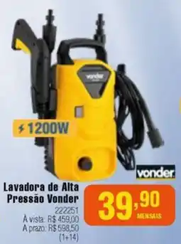 Berlanda Lavadora de Alta Pressão Vonder oferta