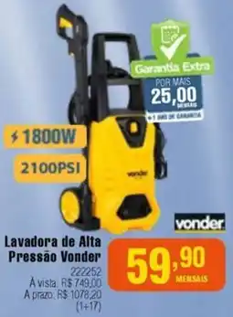 Berlanda Lavadora de Alta Pressão Vonder oferta