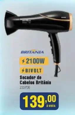 Berlanda Secador de Cabelos Britânia oferta