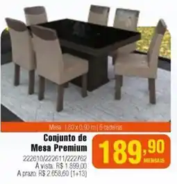 Berlanda Conjunto de Mesa Premium oferta