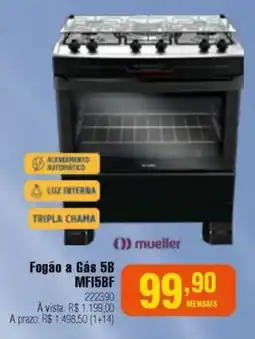 Berlanda Fogão a Gás 5B MFI5BF oferta