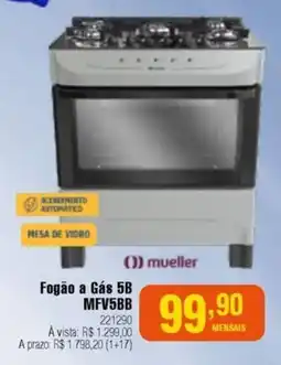 Berlanda Fogão a Gás 5B MFV5BB oferta