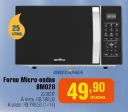Berlanda Forno Micro-ondas BM028 oferta