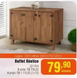 Berlanda Buffet Rústico oferta