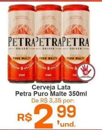 Cerveja lata petra puro malte