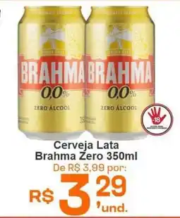 Cocipa Cerveja Lata Brahma Zero oferta