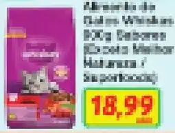 Chama Supermercados Alimento de Gatos Whiskas oferta