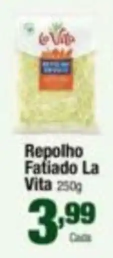 Santo Supermercados Repolho Fatiado La Vita oferta