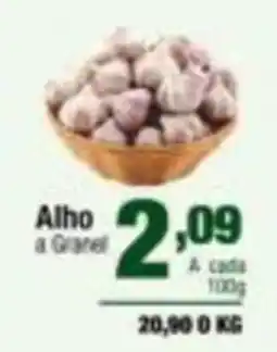 Santo Supermercados Alho a granel oferta