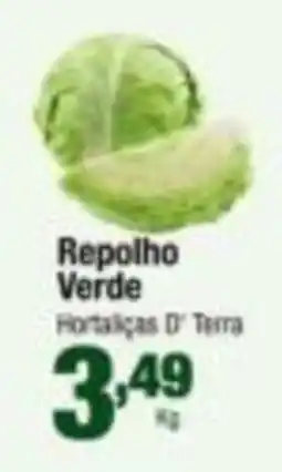 Santo Supermercados Repolho Verde oferta