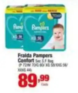 Santo Supermercados Fralda Pampers Confort oferta