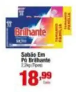 Santo Supermercados Sabão em pó brilhante oferta