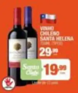 Santo Supermercados vinho chileno santa helena oferta