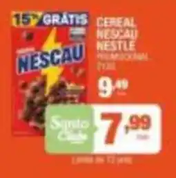 Santo Supermercados cereal nescau nestle promocional 240g oferta