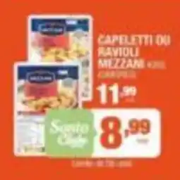 Santo Supermercados Capeletti ou ravioli mezzane oferta