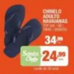 Santo Supermercados Chinelo adulto havaianas oferta