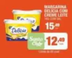 Santo Supermercados Margarina delicia com creme leite oferta